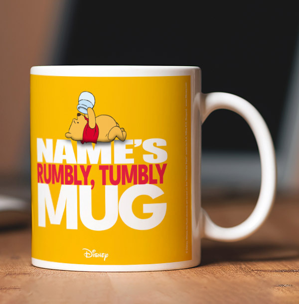 Winnie The Pooh Happy Faces Personalised Mug