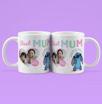 Tap to view Stitch Best Mum Heart Photo Mug