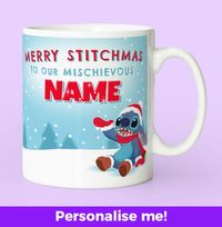 Tap to view Personalised Christmas Stitch Mug