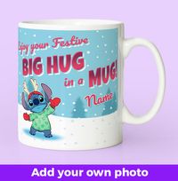 Tap to view Photo Upload Christmas Stitch Mug
