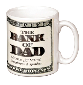 Dollar Tree Bank of Dad Mug