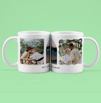 Tap to view Gorgeous Fiancé Three Photo Personalised Mug