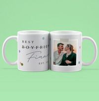 Tap to view Best Fiancé Engagement Photo Personalised Mug