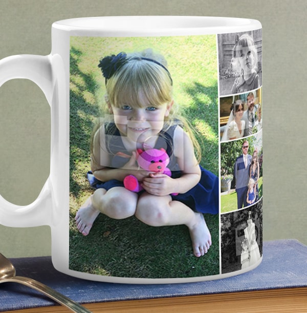 16 Multi Photo Upload Personalised Mug - Essentials