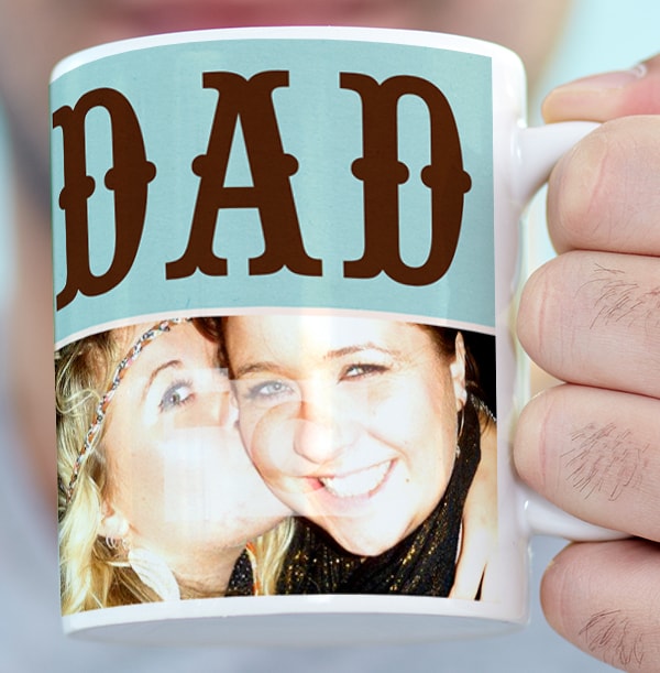 Personalised Mug - Photo Upload Word Play Dad