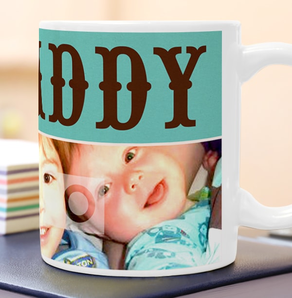 Personalised Mug - Photo Upload Word Play Daddy