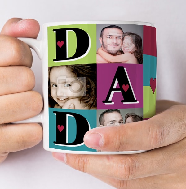 Love You Dad Personalised Photo Mug