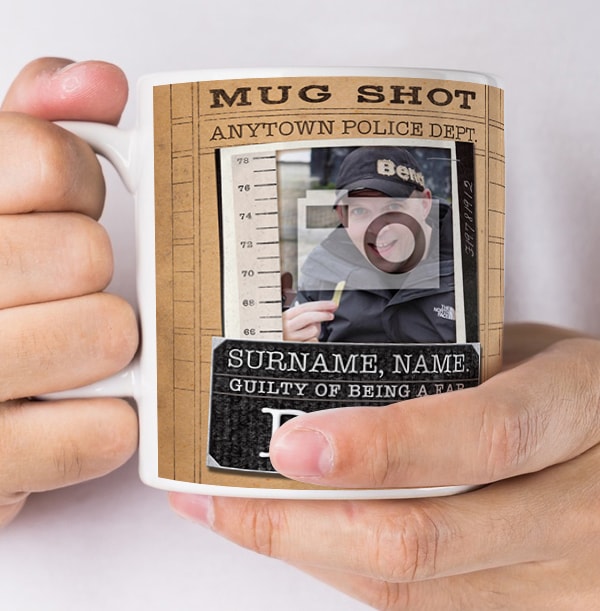 Personalised Mug - Mug Shot Dad