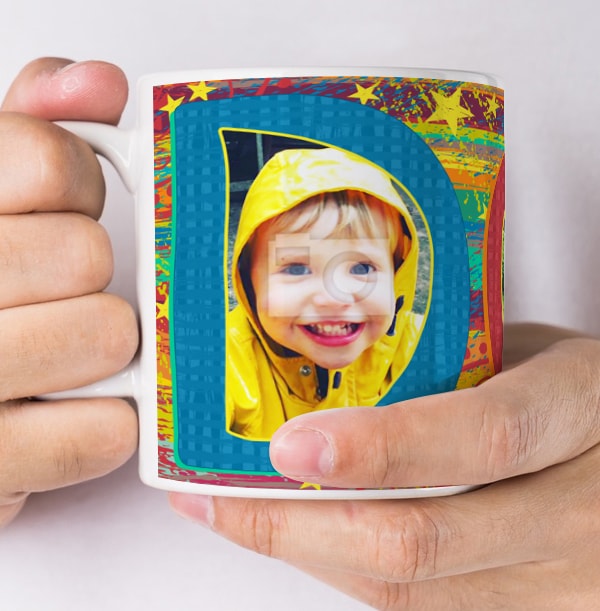 Dad Rainbow Multi Photo Mug