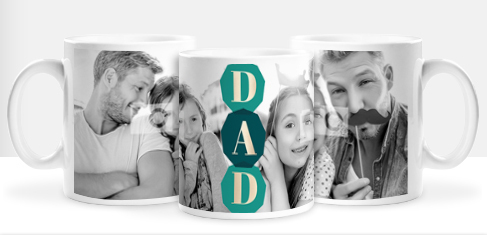 Dad Shine Bright Photo Mug