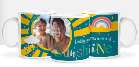 Daddy You Are My Sunshine Photo Mug