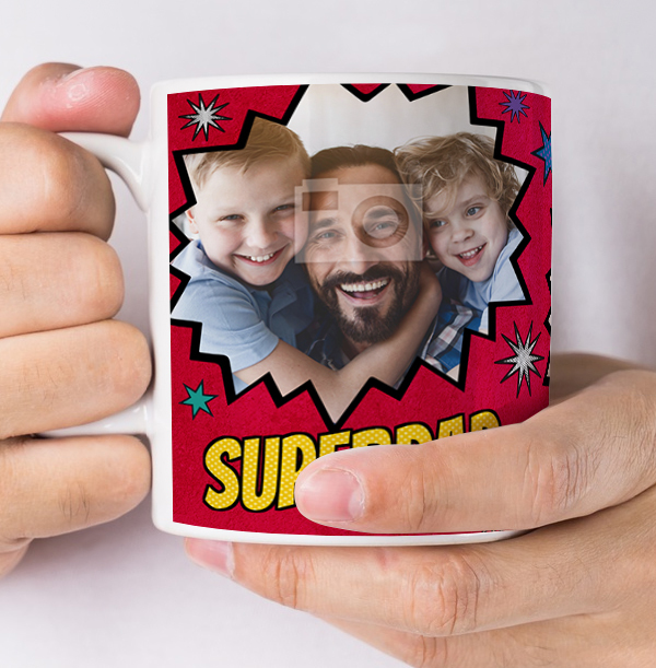 Superdad Photo Mug