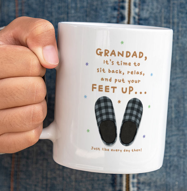 Put Your Feet Up Grandad Mug