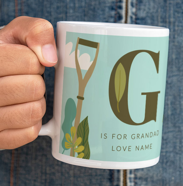 G for Grandad Personalised Mug