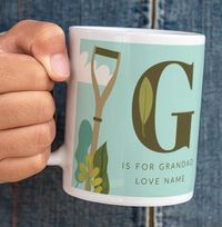 Tap to view G for Grandad Personalised Mug