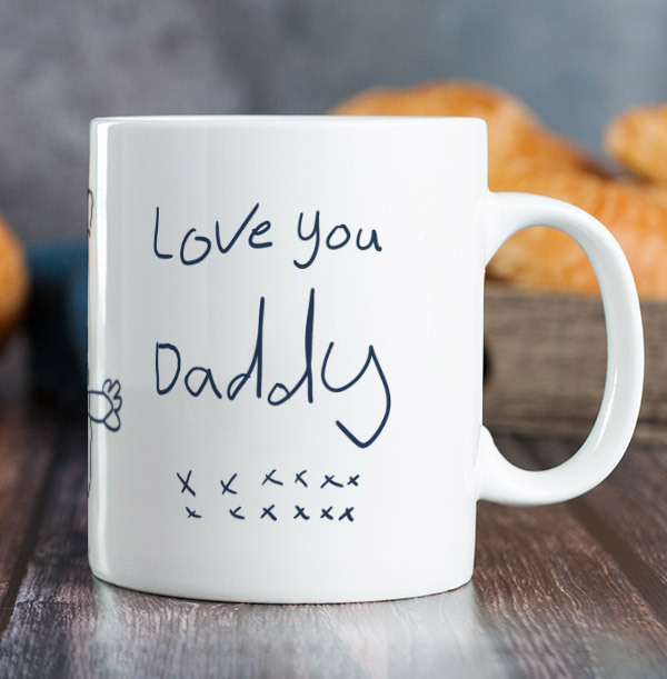 Personalised Work of Art Mug for Daddy