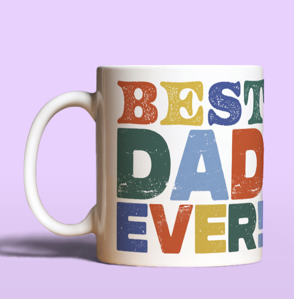 Best Dad Ever! Photo Upload Mug