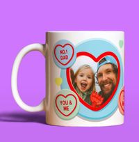 Tap to view Swizzels Love Heart Dad Photo Upload Mug