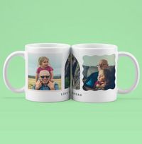 Tap to view Love You Grandad Three Photo Personalised Mug