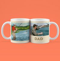 Tap to view Dad's Fishing Photo Personalised Mug