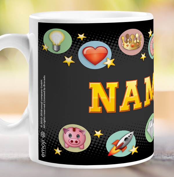 Emoji Personalised Mug - Get Poo Done