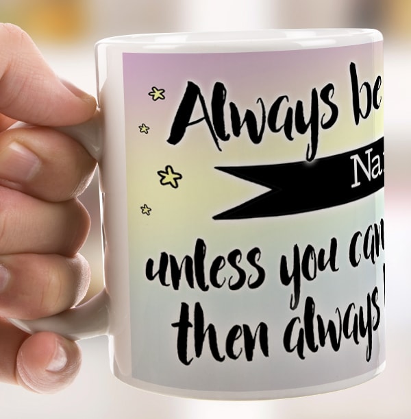 Always Be A Unicorn Personalised Mug 