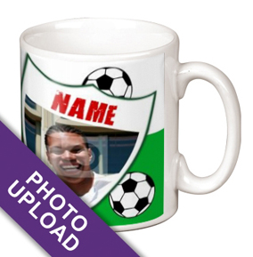 Personalised Mug - Photo Upload Wales Footy Fan