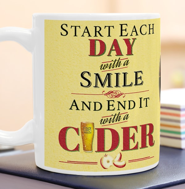 Personalised Cider Mug - End Each Day