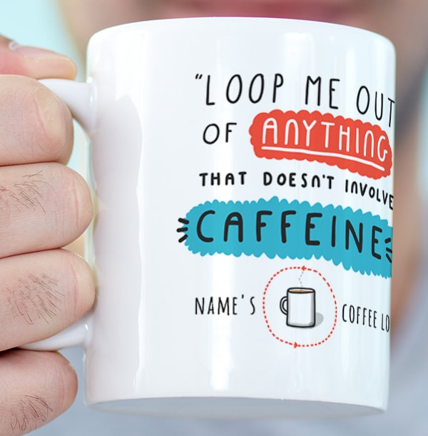 Caffeine Loop Personalised Mug