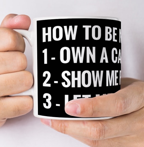 Be My Friend Own A Cat Mug