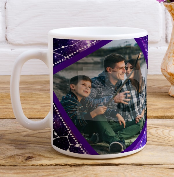 Moon & Back Photo Mug