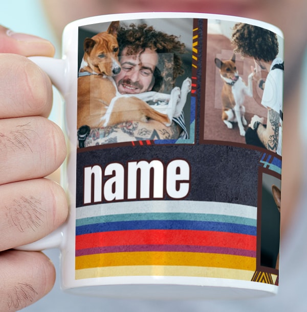 Retro Revival Photo Mug