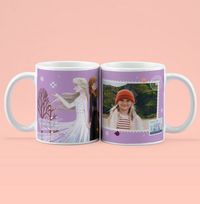 Tap to view Disney Frozen Anna & Elsa Snow Initial Photo Upload Mug