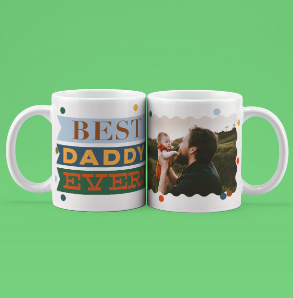 Best Daddy Ever Photo Mug