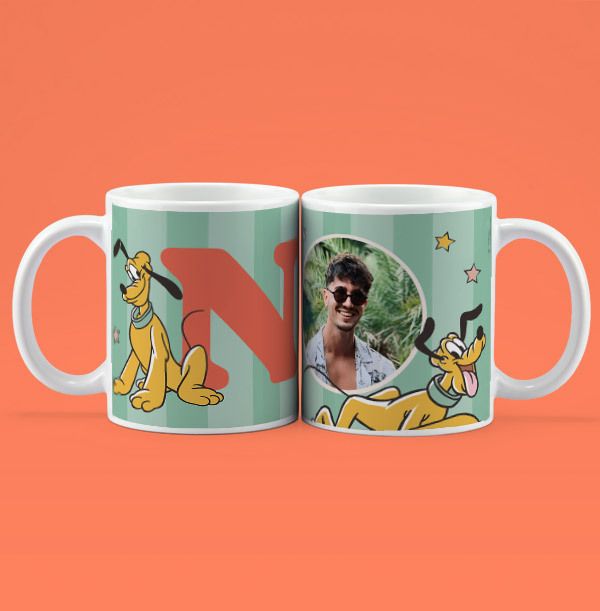Photo of Disney Pluto Initial Photo Upload Mug
