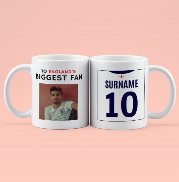 Photo of England's Biggest Fan Photo Personalised Mug