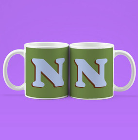 Personalised Name Initial Mug
