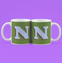 Tap to view Personalised Name Initial Mug