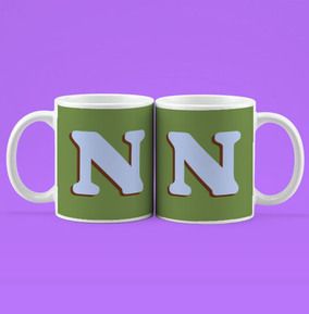 Photo of Personalised Name Initial Mug