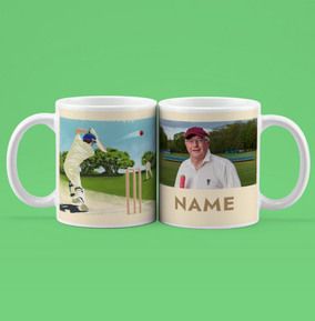Photo of Cricket Photo Personalised Mug