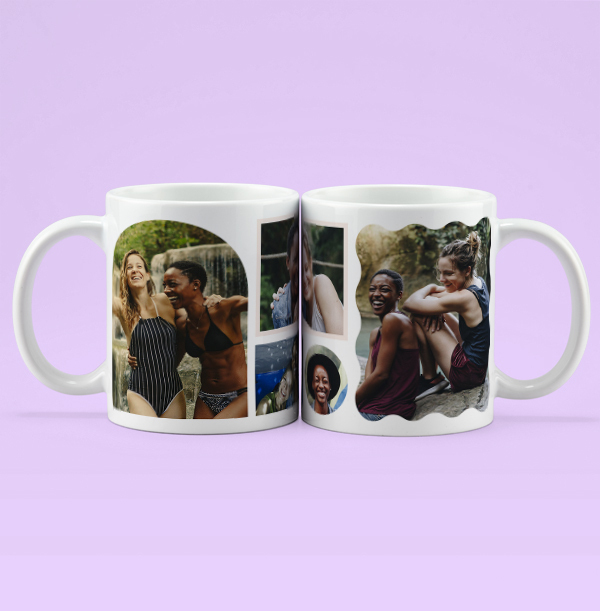 5 Photo Collage Mug