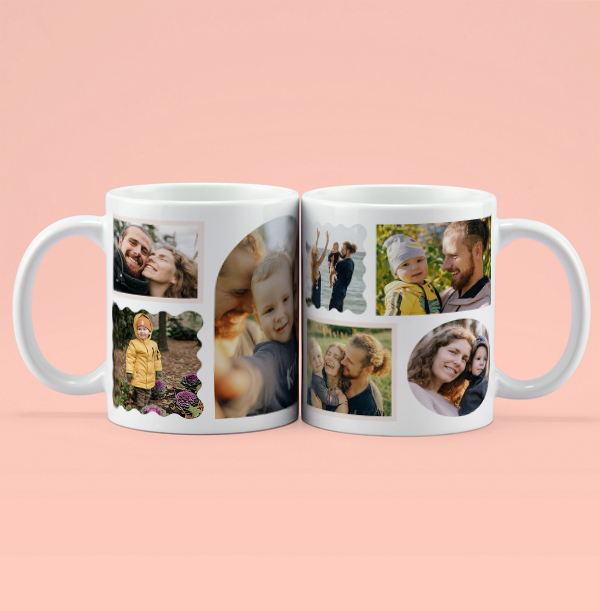 7 Photo Collage Mug