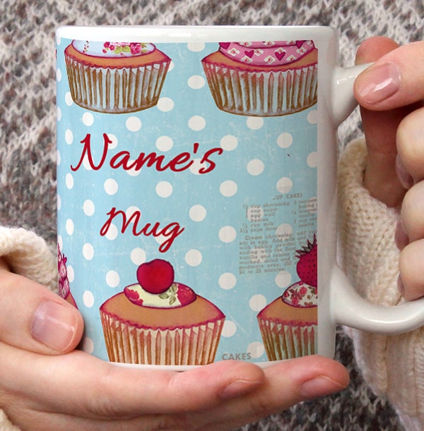 Personalised Cupcake Mug