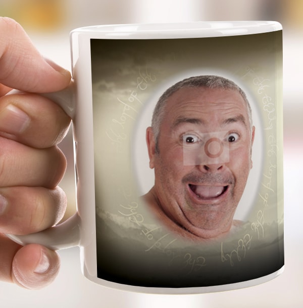Personalised Mug - Photo Upload Movie Spoof Lord Of The Telly