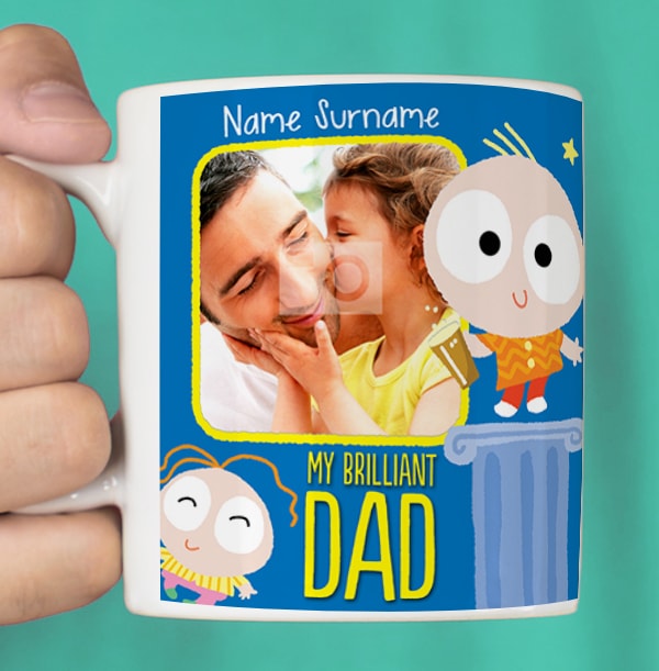 Personalised Mug - Tickety Boo My Brilliant Dad