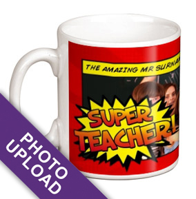 Kapow Super Teacher Photo Mug