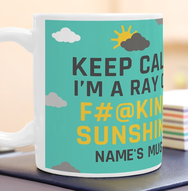 Ray Of Sunshine Personalised Mug