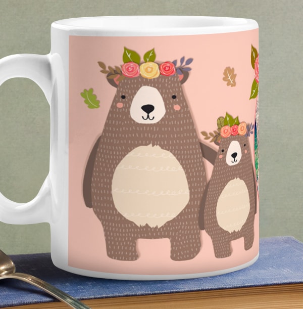Love You Mama Bear Daughter Photo Mug