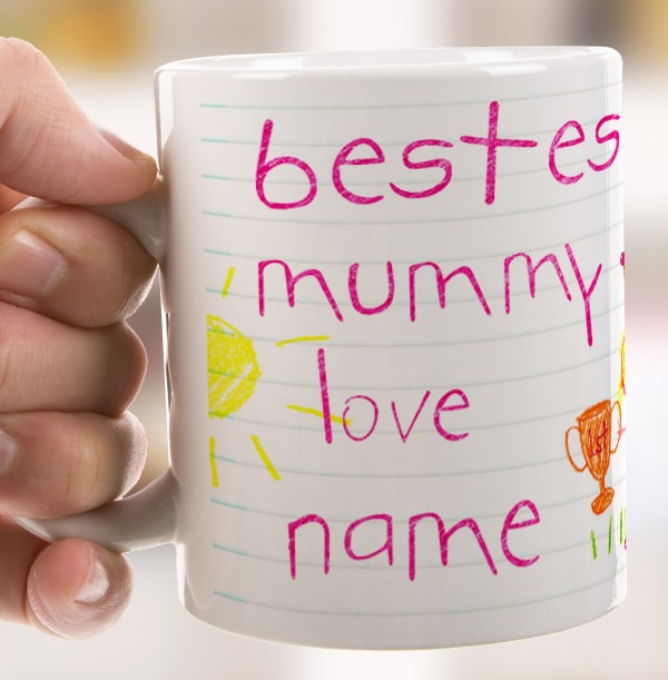 Personalised Mug - Photo Upload Best Mummy Trophy