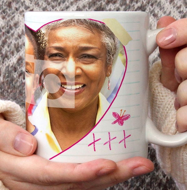 Personalised Mug - Photo Upload Best Nanny Crown